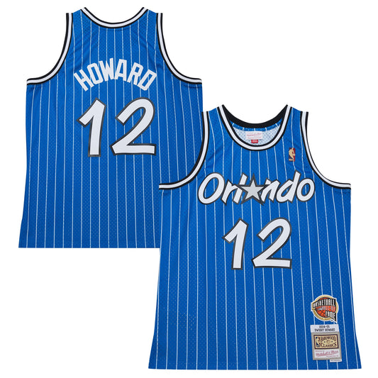 Men's Dwight Howard Blue Orlando Magic 2004/05 Hardwood Classics Hall of Fame Swingman Jersey